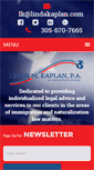 Mobile Screenshot of lindakaplan.com